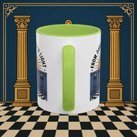 Premium Ready to Go Freemason Design | Entered Apprentice From Darkness to Light - Masonic Mugs