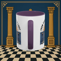 Premium Ready to Go Freemason Design | Entered Apprentice From Darkness to Light - Masonic Mugs