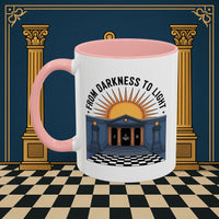 Premium Ready to Go Freemason Design | Entered Apprentice From Darkness to Light - Masonic Mugs