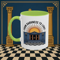 Premium Ready to Go Freemason Design | Entered Apprentice From Darkness to Light - Masonic Mugs