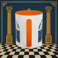 Premium Ready to Go Freemason Design | Entered Apprentice From Darkness to Light - Masonic Mugs