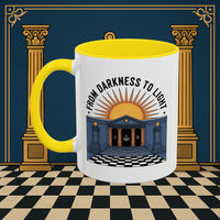 Premium Ready to Go Freemason Design | Entered Apprentice From Darkness to Light - Masonic Mugs