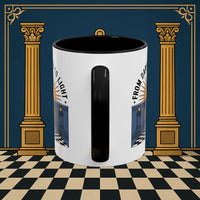 Premium Ready to Go Freemason Design | Entered Apprentice From Darkness to Light - Masonic Mugs