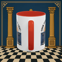 Premium Ready to Go Freemason Design | Entered Apprentice From Darkness to Light - Masonic Mugs