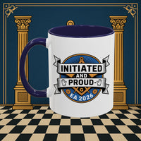 Premium Ready to Go Freemason Design | Entered Apprentice Initated and Proud 2025 - Masonic Mugs