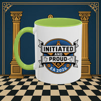Premium Ready to Go Freemason Design | Entered Apprentice Initated and Proud 2025 - Masonic Mugs