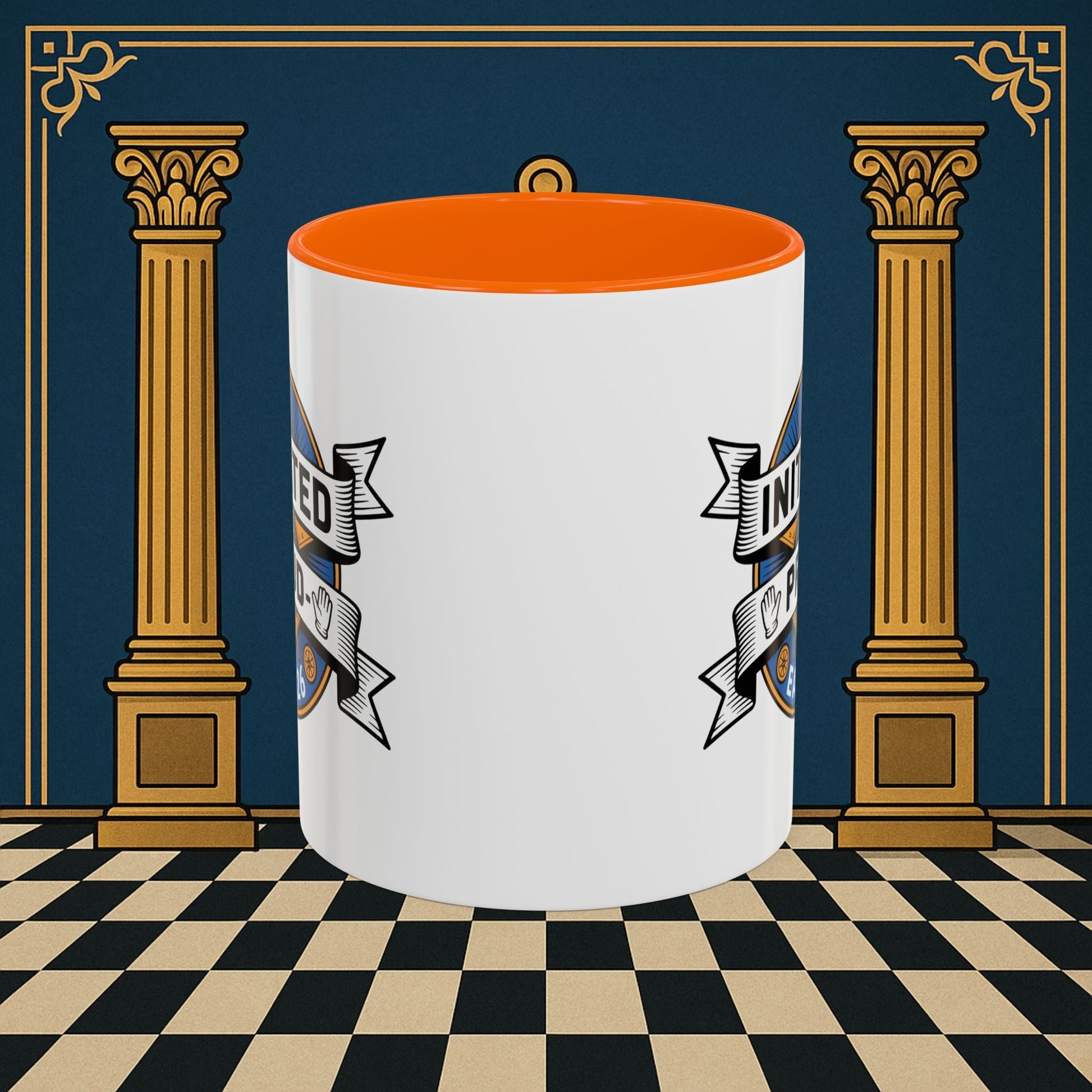 Premium Ready to Go Freemason Design | Entered Apprentice Initated and Proud 2025 - Masonic Mugs