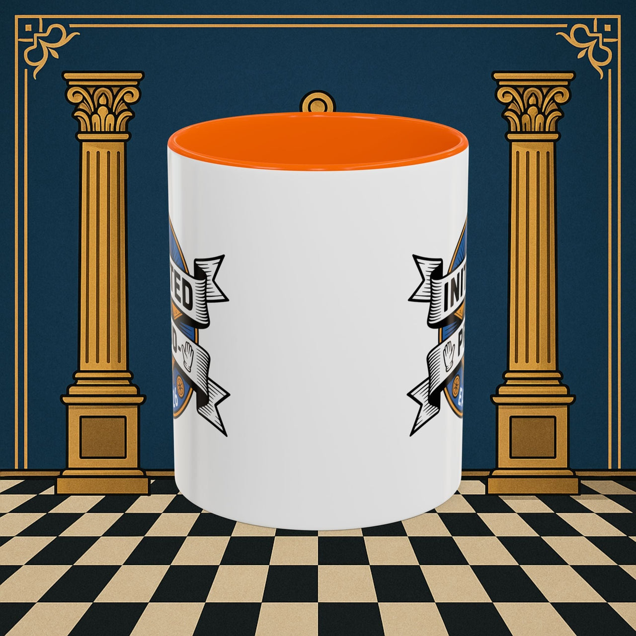 Premium Ready to Go Freemason Design | Entered Apprentice Initated and Proud 2025 - Masonic Mugs