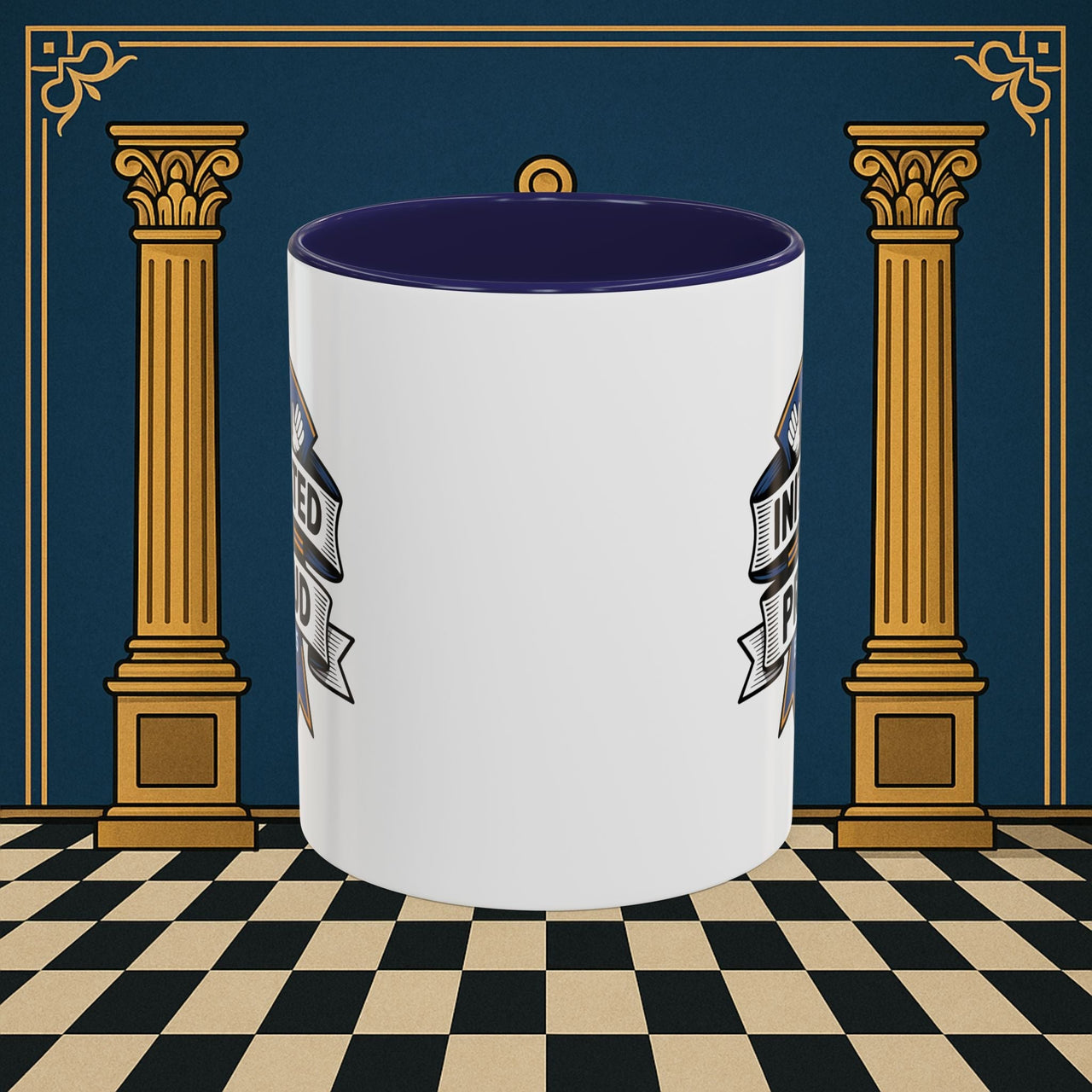Premium Ready to Go Freemason Design | Entered Apprentice Initiated and Proud 2025 - Masonic Mugs