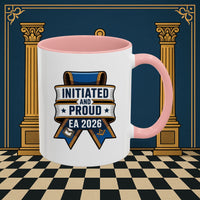 Premium Ready to Go Freemason Design | Entered Apprentice Initiated and Proud 2025 - Masonic Mugs