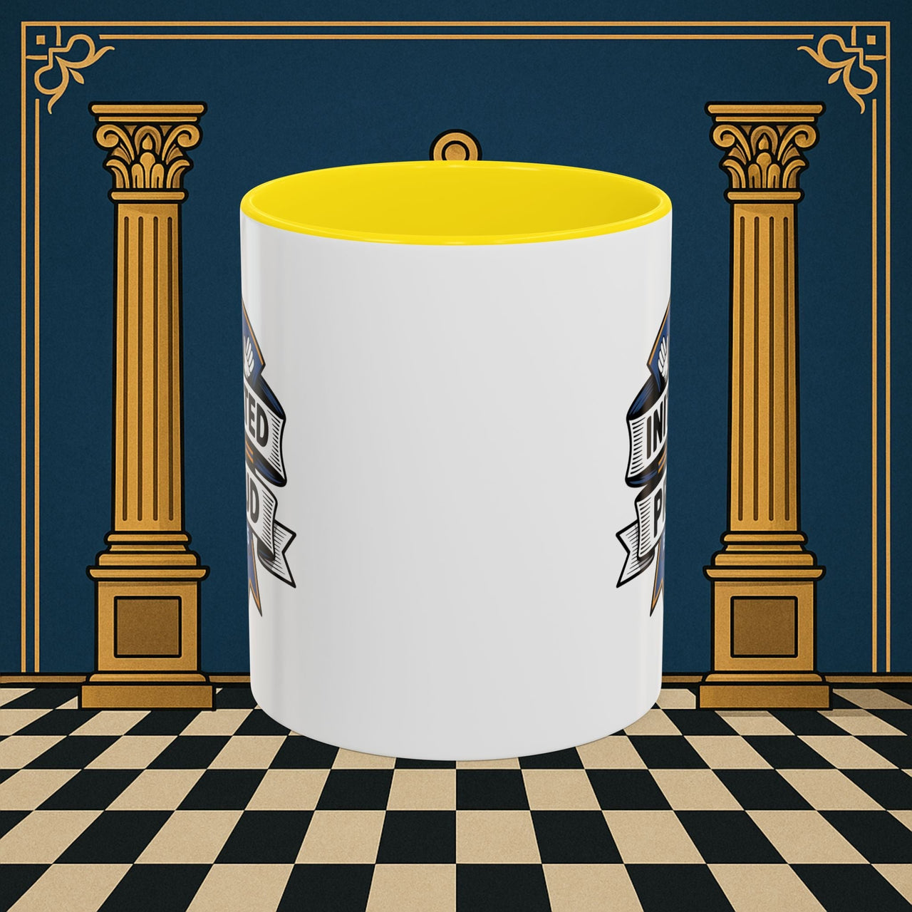 Premium Ready to Go Freemason Design | Entered Apprentice Initiated and Proud 2025 - Masonic Mugs