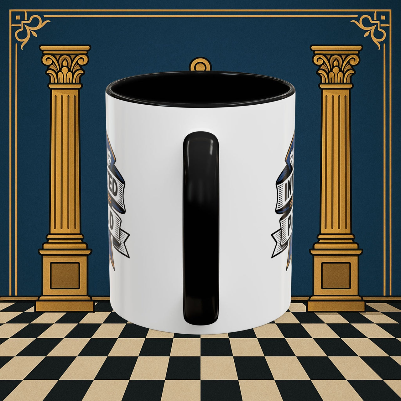 Premium Ready to Go Freemason Design | Entered Apprentice Initiated and Proud 2025 - Masonic Mugs