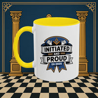 Premium Ready to Go Freemason Design | Entered Apprentice Initiated and Proud 2025 - Masonic Mugs