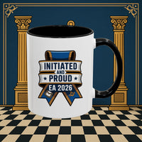 Premium Ready to Go Freemason Design | Entered Apprentice Initiated and Proud 2025 - Masonic Mugs