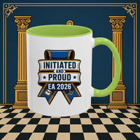 Premium Ready to Go Freemason Design | Entered Apprentice Initiated and Proud 2025 - Masonic Mugs