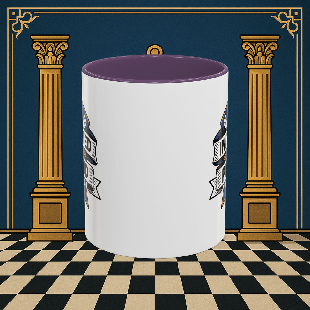 Premium Ready to Go Freemason Design | Entered Apprentice Initiated and Proud 2025 - Masonic Mugs