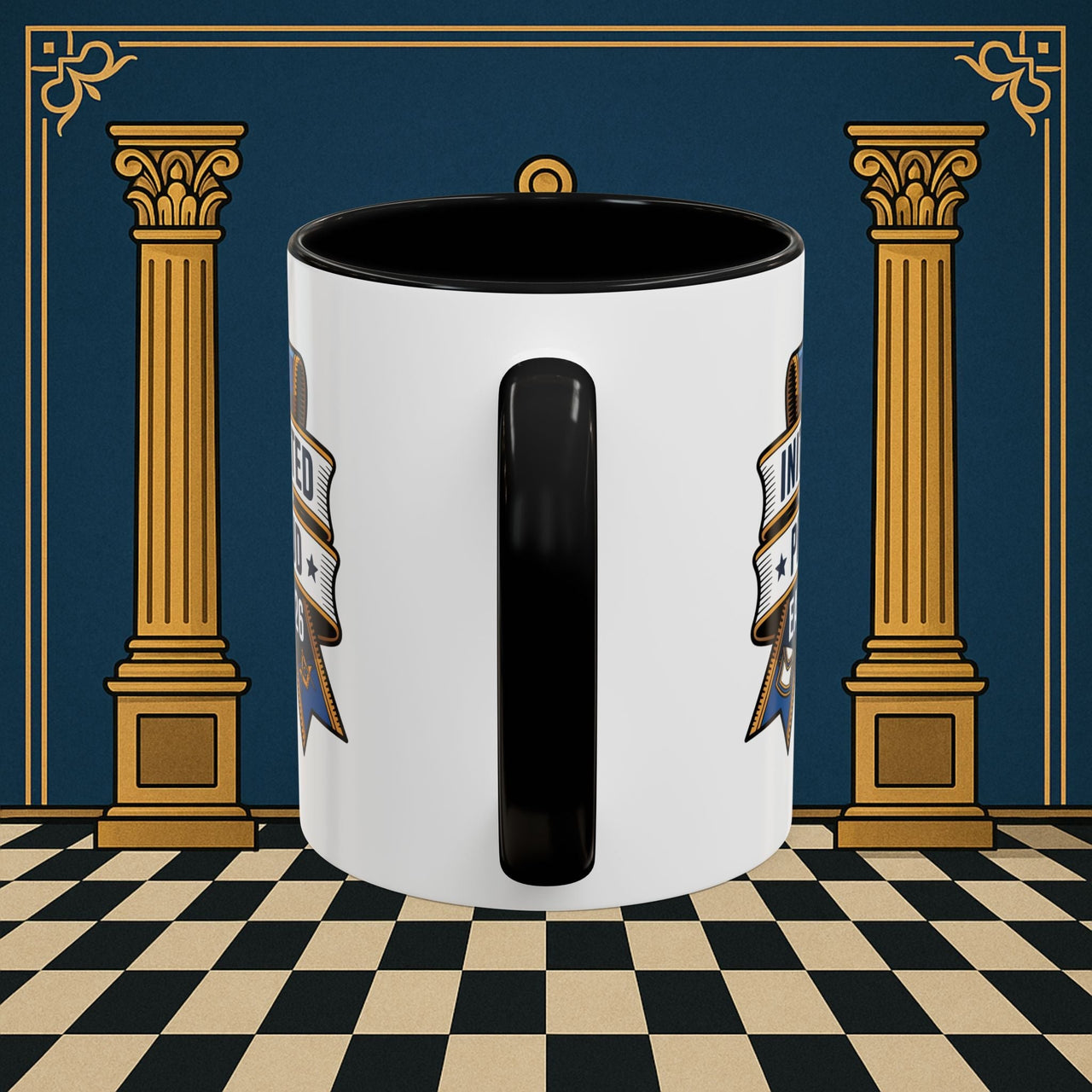 Premium Ready to Go Freemason Design | Entered Apprentice Initiated and Proud 2025 - Masonic Mugs