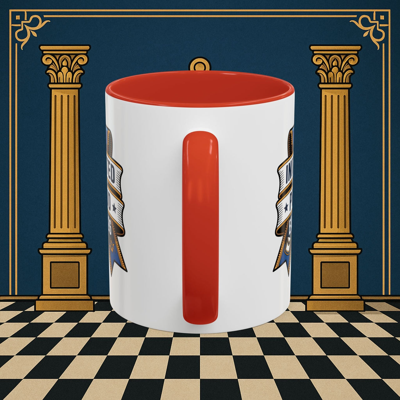 Premium Ready to Go Freemason Design | Entered Apprentice Initiated and Proud 2025 - Masonic Mugs