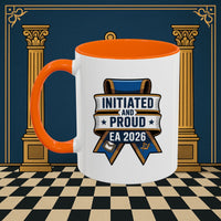 Premium Ready to Go Freemason Design | Entered Apprentice Initiated and Proud 2025 - Masonic Mugs
