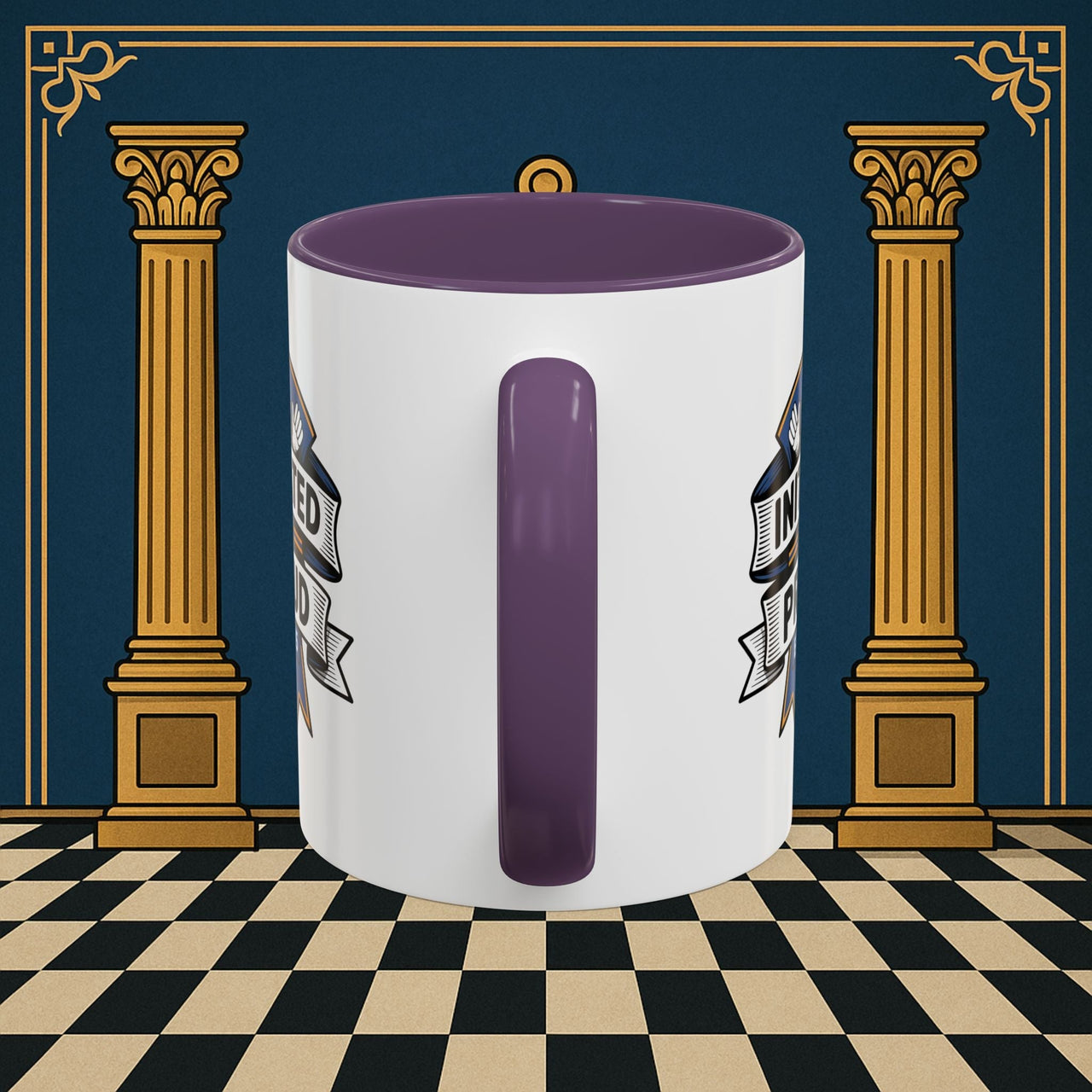 Premium Ready to Go Freemason Design | Entered Apprentice Initiated and Proud 2025 - Masonic Mugs