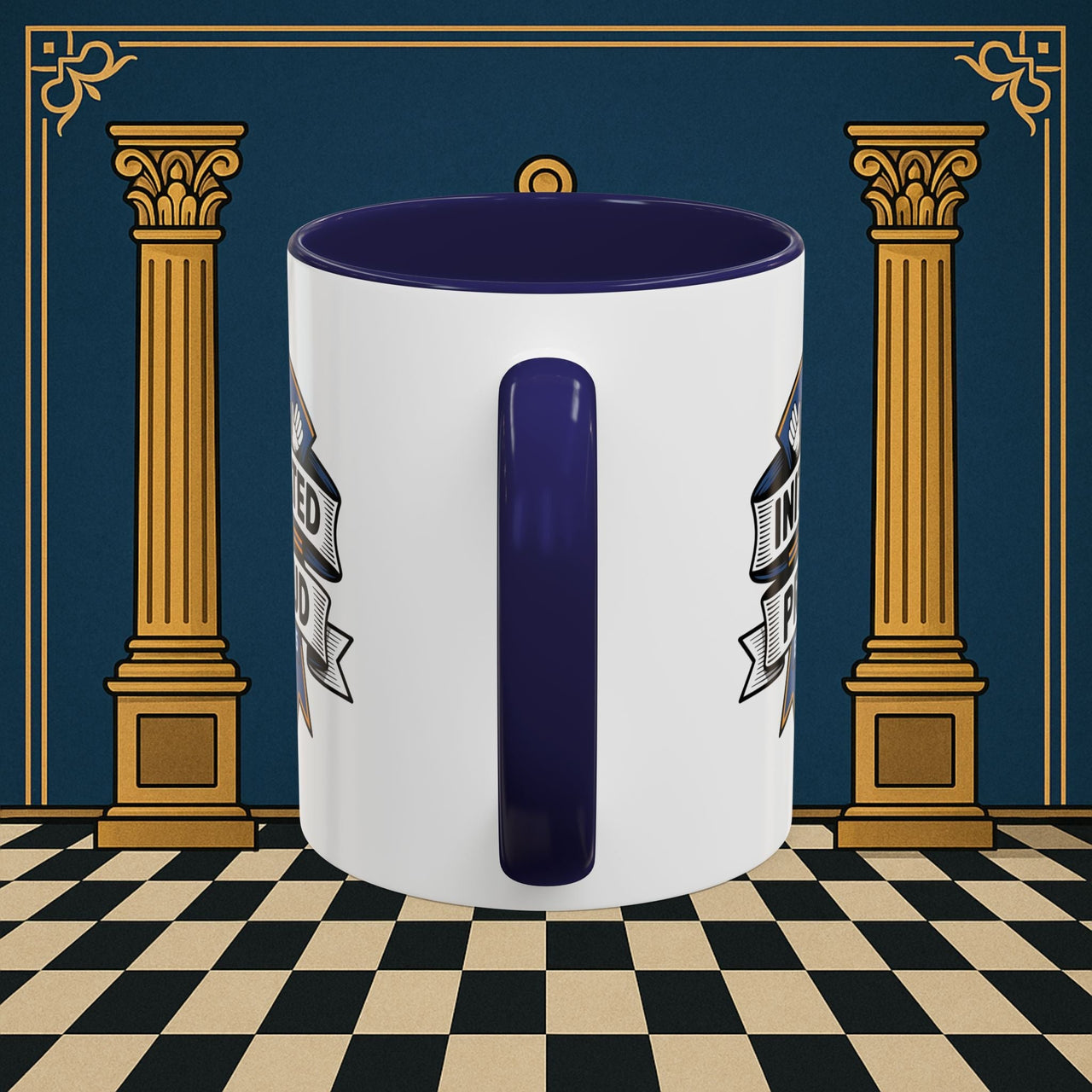 Premium Ready to Go Freemason Design | Entered Apprentice Initiated and Proud 2025 - Masonic Mugs