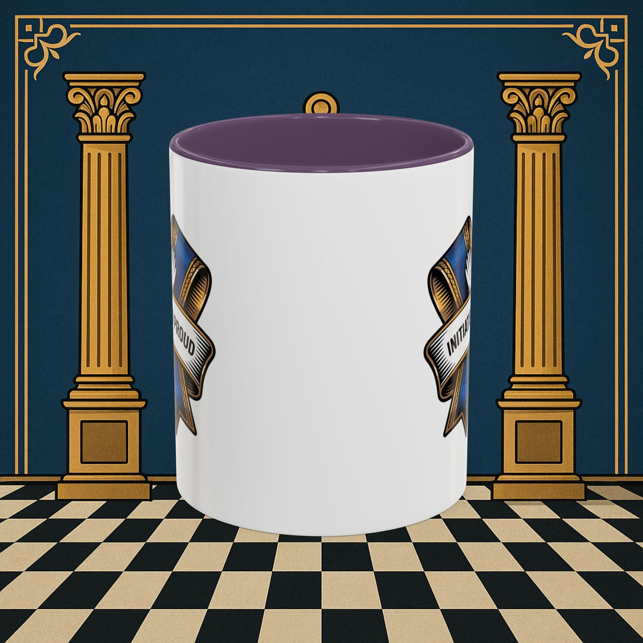 Premium Ready to Go Freemason Design | Entered Apprentice Initiated and Proud 2025 Ready to Go - Masonic Mugs