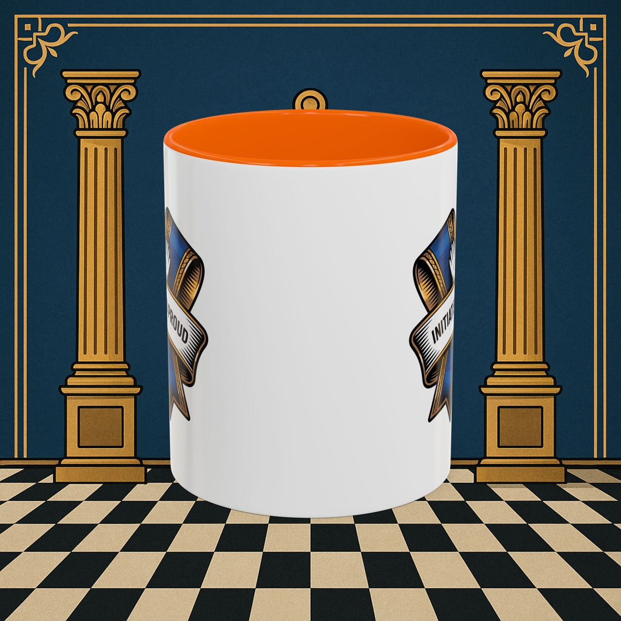 Premium Ready to Go Freemason Design | Entered Apprentice Initiated and Proud 2025 Ready to Go - Masonic Mugs