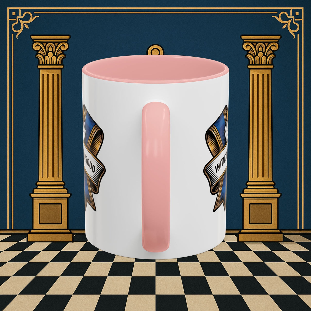 Premium Ready to Go Freemason Design | Entered Apprentice Initiated and Proud 2025 Ready to Go - Masonic Mugs