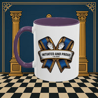 Premium Ready to Go Freemason Design | Entered Apprentice Initiated and Proud 2025 Ready to Go - Masonic Mugs