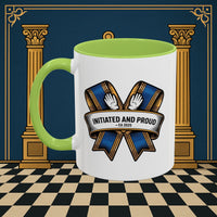 Premium Ready to Go Freemason Design | Entered Apprentice Initiated and Proud 2025 Ready to Go - Masonic Mugs