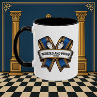 Premium Ready to Go Freemason Design | Entered Apprentice Initiated and Proud 2025 Ready to Go - Masonic Mugs