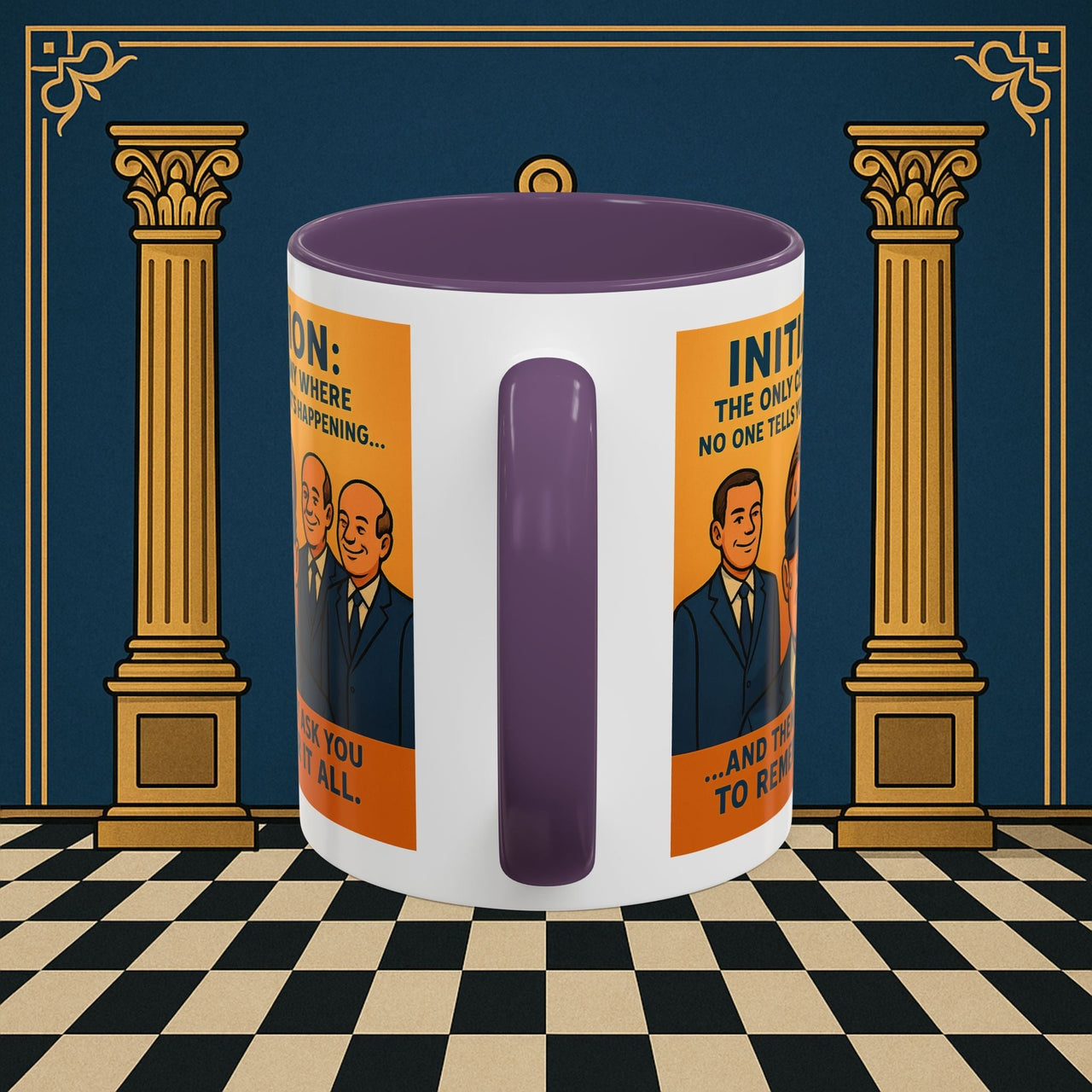 Premium Ready to Go Freemason Design | Entered Apprentice Initiation - Masonic Mugs