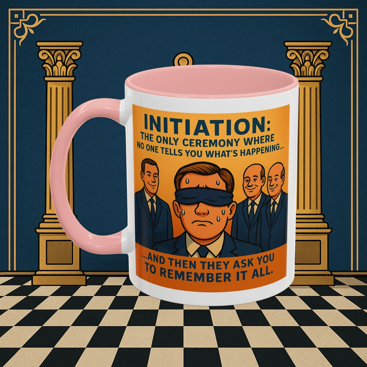 Premium Ready to Go Freemason Design | Entered Apprentice Initiation - Masonic Mugs