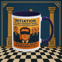 Premium Ready to Go Freemason Design | Entered Apprentice Initiation - Masonic Mugs