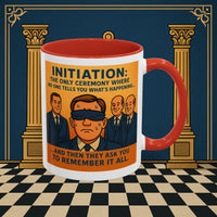 Premium Ready to Go Freemason Design | Entered Apprentice Initiation - Masonic Mugs