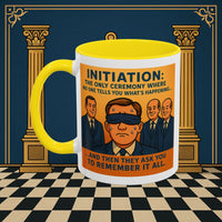 Premium Ready to Go Freemason Design | Entered Apprentice Initiation - Masonic Mugs