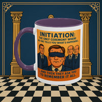 Premium Ready to Go Freemason Design | Entered Apprentice Initiation - Masonic Mugs