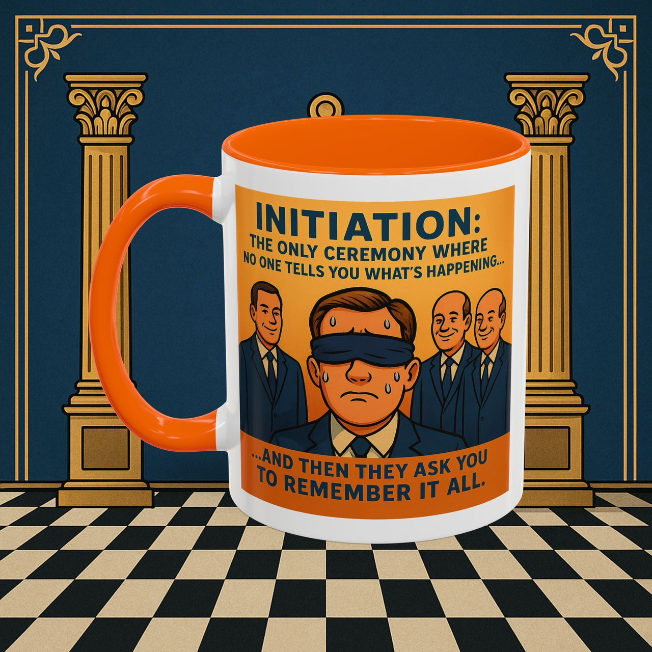 Premium Ready to Go Freemason Design | Entered Apprentice Initiation - Masonic Mugs