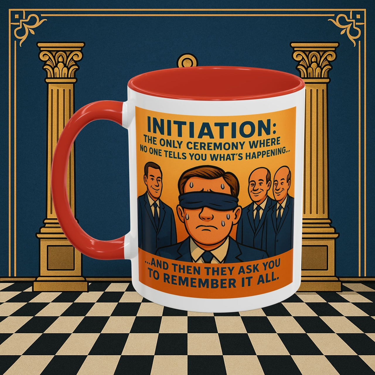 Premium Ready to Go Freemason Design | Entered Apprentice Initiation - Masonic Mugs