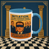 Premium Ready to Go Freemason Design | Entered Apprentice Initiation - Masonic Mugs