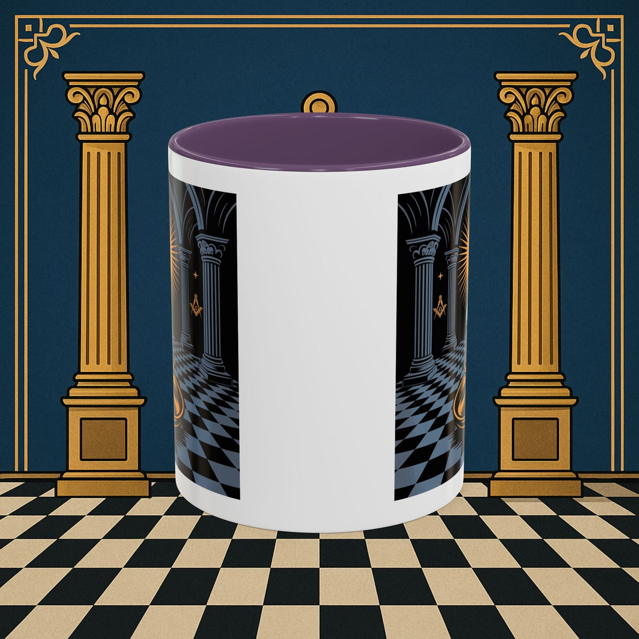 Premium Ready to Go Freemason Design | Entered Apprentice Into the Light - Masonic Mugs