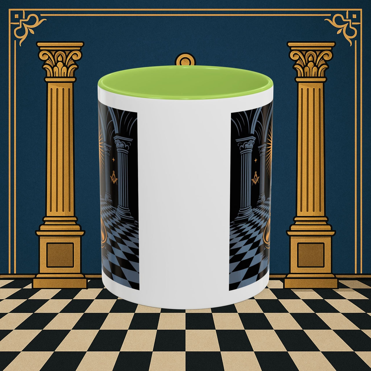 Premium Ready to Go Freemason Design | Entered Apprentice Into the Light - Masonic Mugs