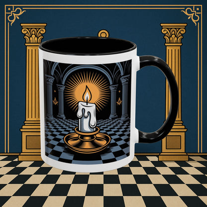 Premium Ready to Go Freemason Design | Entered Apprentice Into the Light - Masonic Mugs