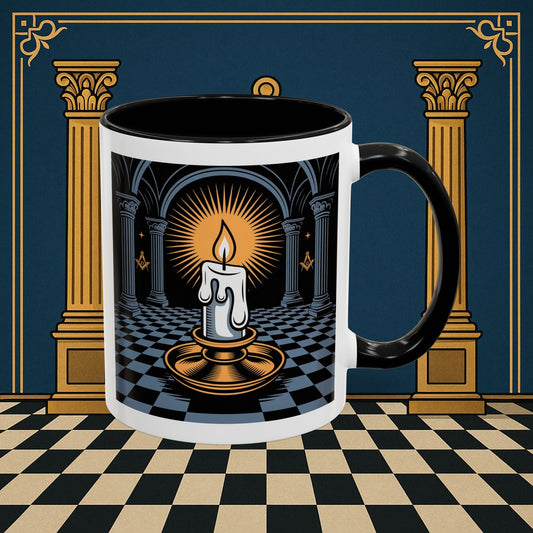 Premium Ready to Go Freemason Design | Entered Apprentice Into the Light - Masonic Mugs