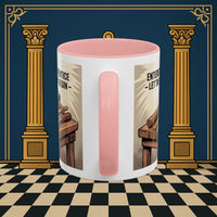 Premium Ready to Go Freemason Design | Entered Apprentice Let the work begin - Masonic Mugs