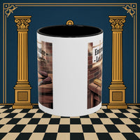 Premium Ready to Go Freemason Design | Entered Apprentice Let the work Begin - Masonic Mugs