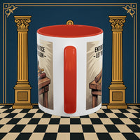 Premium Ready to Go Freemason Design | Entered Apprentice Let the work begin - Masonic Mugs