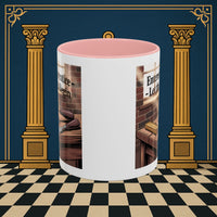 Premium Ready to Go Freemason Design | Entered Apprentice Let the work Begin - Masonic Mugs