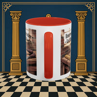 Premium Ready to Go Freemason Design | Entered Apprentice Let the work Begin - Masonic Mugs