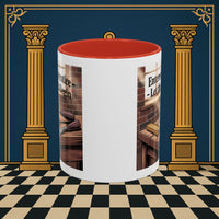 Premium Ready to Go Freemason Design | Entered Apprentice Let the work Begin - Masonic Mugs